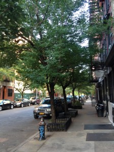 view from my street in the East Village